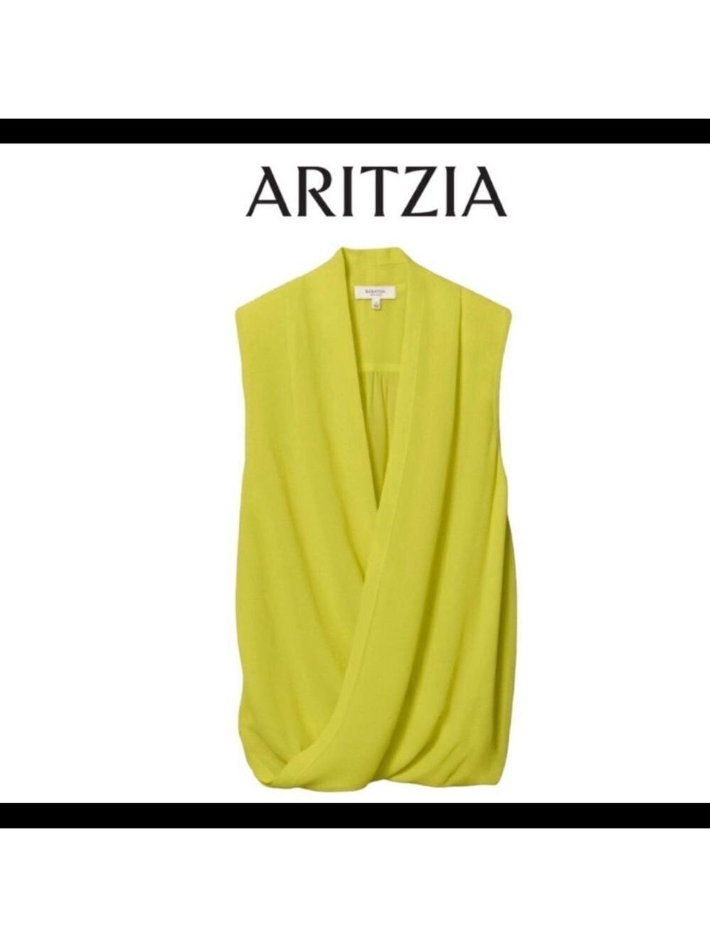 𝅺ARITZIA Babaton Harper silk blouse Sz XS 🔥